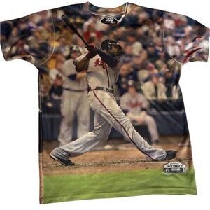 Three60 degree shirt - Jason Heyward Atlanta Braves Youth Size Large